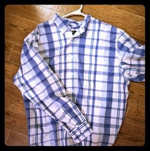 Club room plaid shirt button up